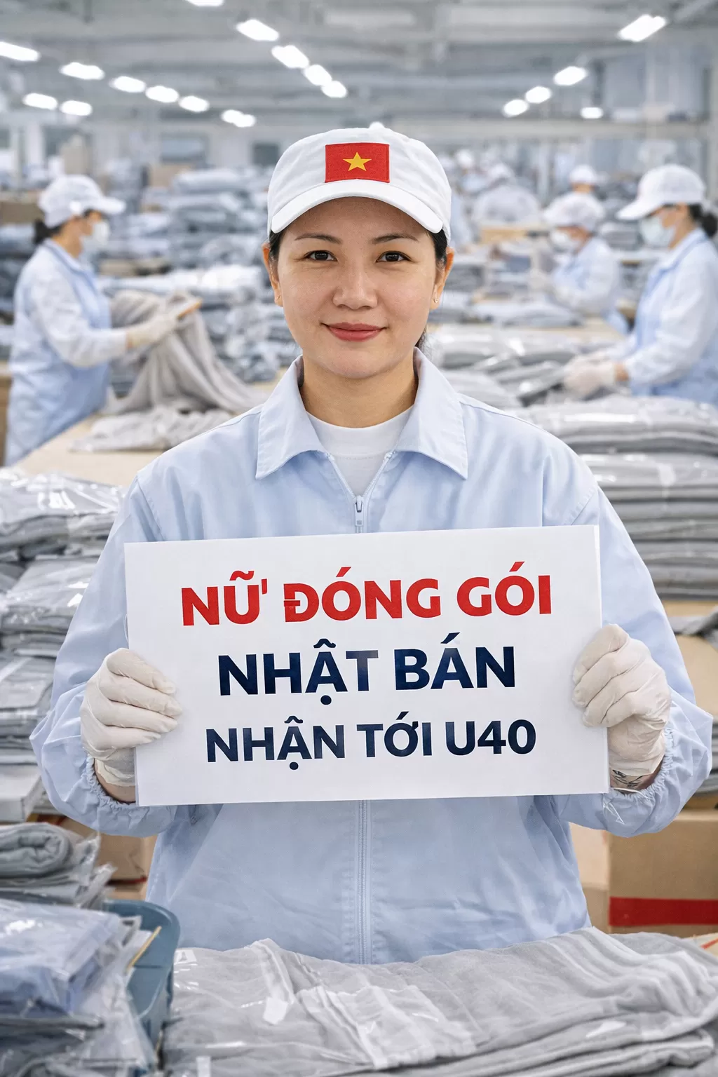 ĐƠN HÀNG NỮ ĐÓNG GÓI RÈM – NHẬN TỚI U40