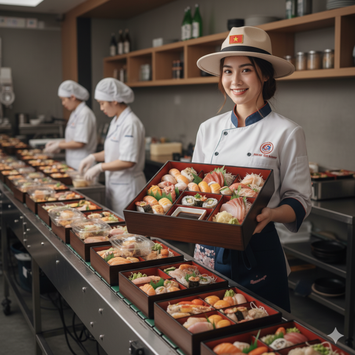 CƠM HỘP SEVEN ELEVEN – NHẬN XĂM, LƯƠNG CAO, NHIỀU TĂNG CA